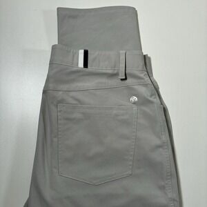 NEW Rhoback Delta Performance Pants 34x34 Gray Golf Stretch Chino